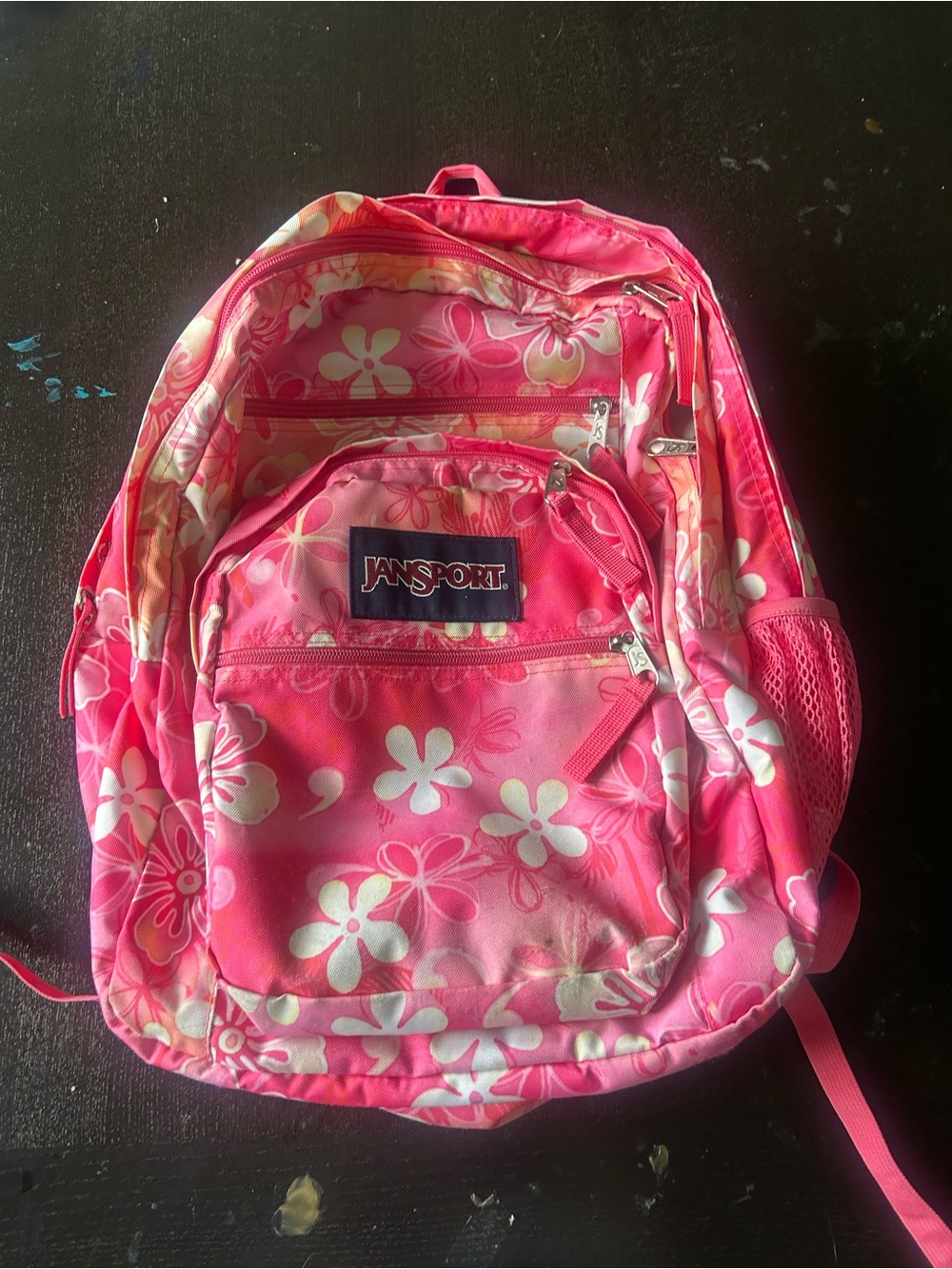 Jansport big student 17” Backpack pink